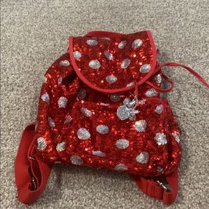Red sequined Disney Backpack